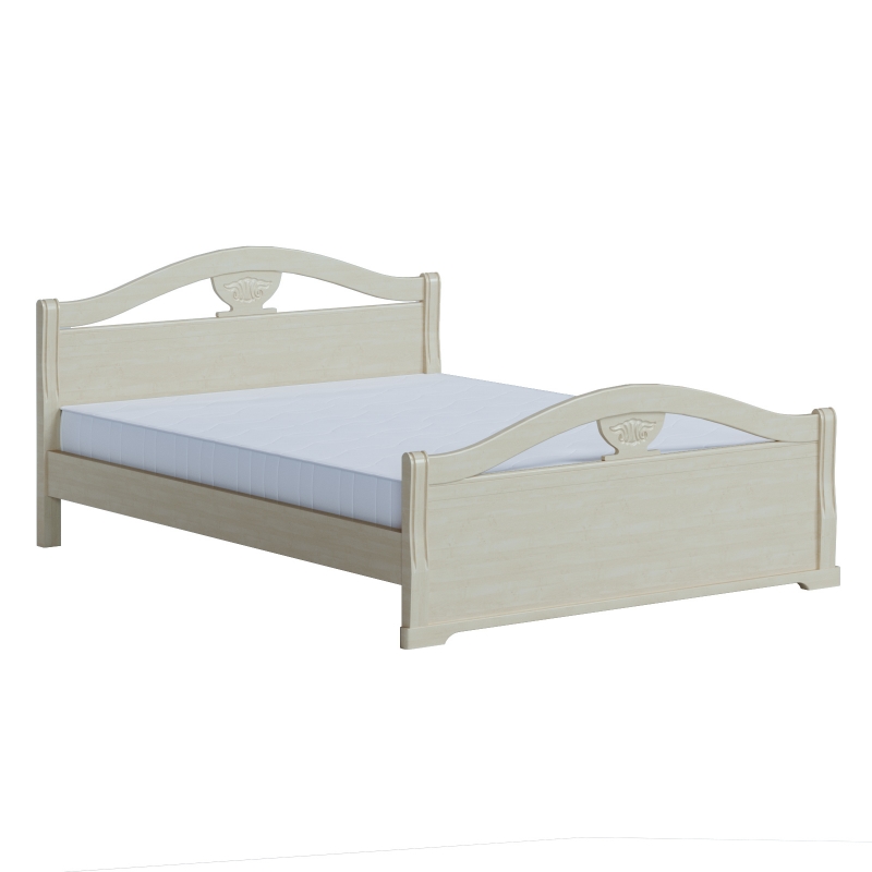 Кровать с высоким изножьем Серия 15, цвет Дуб Паллада - фото - 1