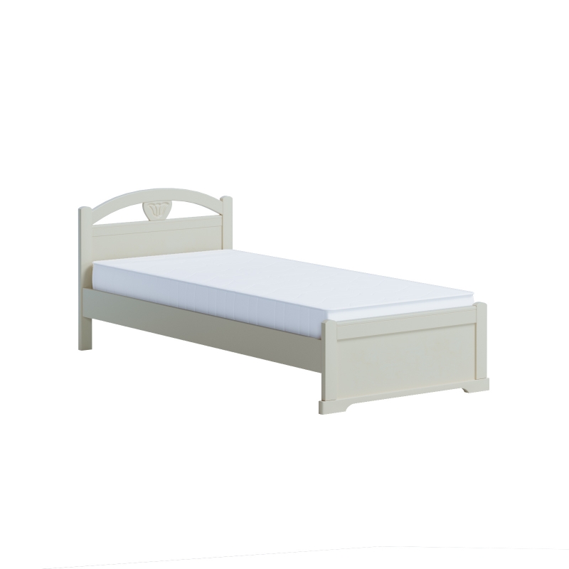Кровать с низким изножьем Серия 15, цвет Дуб Паллада - фото - 1