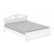 Кровать с низким изножьем Серия 15, цвет Белый - фото - 2