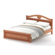 Кровать с низким изножьем Серия 15, цвет Орех - фото - 3