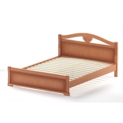 Кровать с низким изножьем Серия 15, цвет Орех - фото - 4