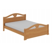Кровать с высоким изножьем Серия 15, цвет Орех - фото - 2