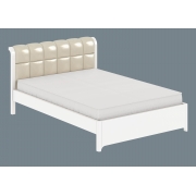 Кровать с низким изножьем Серия 17, цвет Белая Эмаль - фото - 3