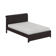 Кровать с низким изножьем Серия 18, цвет Венге - фото - 1
